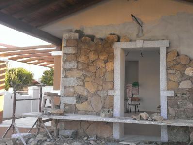posa in opera muro in pietra